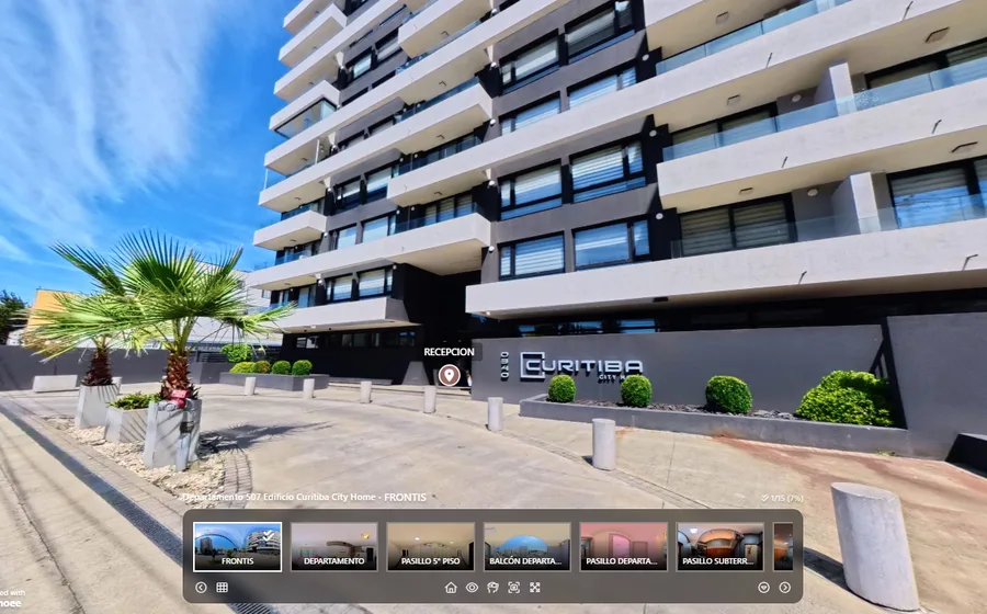 Portada del tour virtual departamento Curitiba City Home